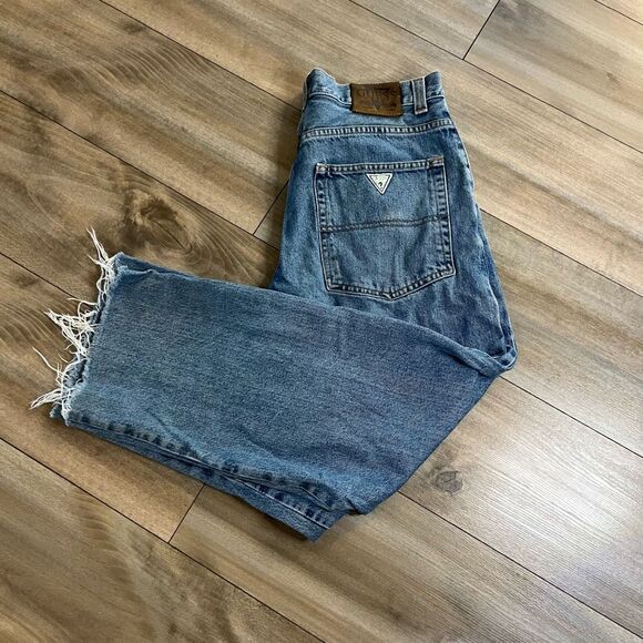 Vintage Guess Light Blue Denim Jeans Men‎ 31x26 - Picture 1 of 8